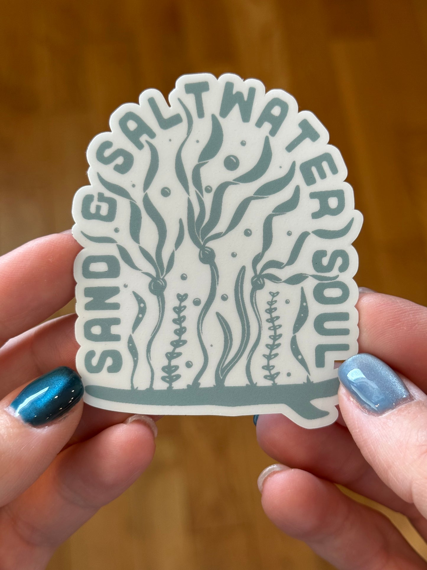 Sand & Saltwater Soul Sticker 2.46” x 3.00”