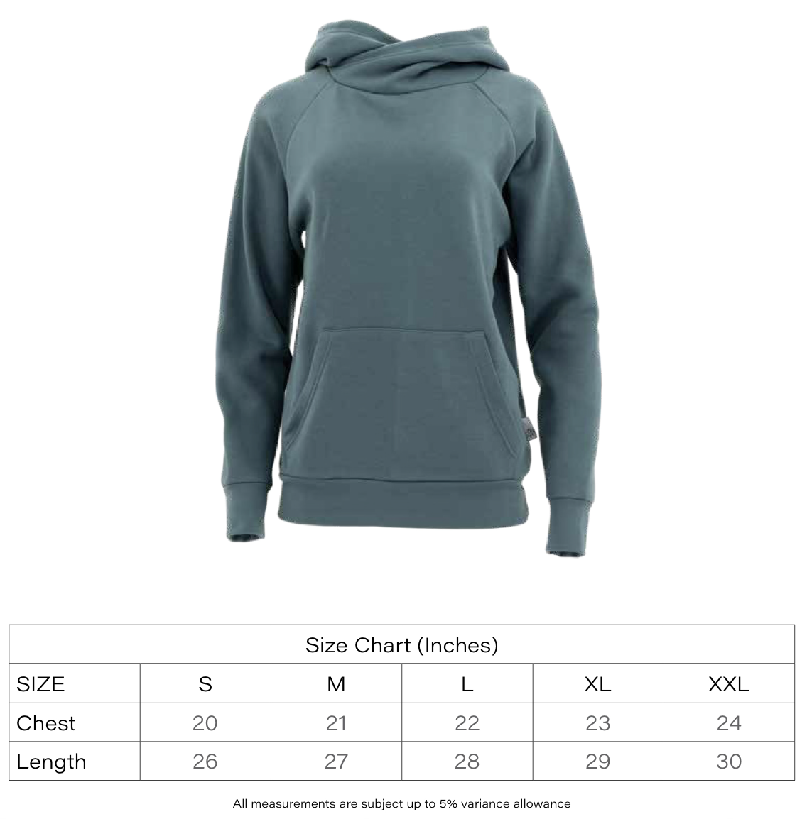 Women’s Crossover Scuba Neck Hoodie | Lincoln&Grae