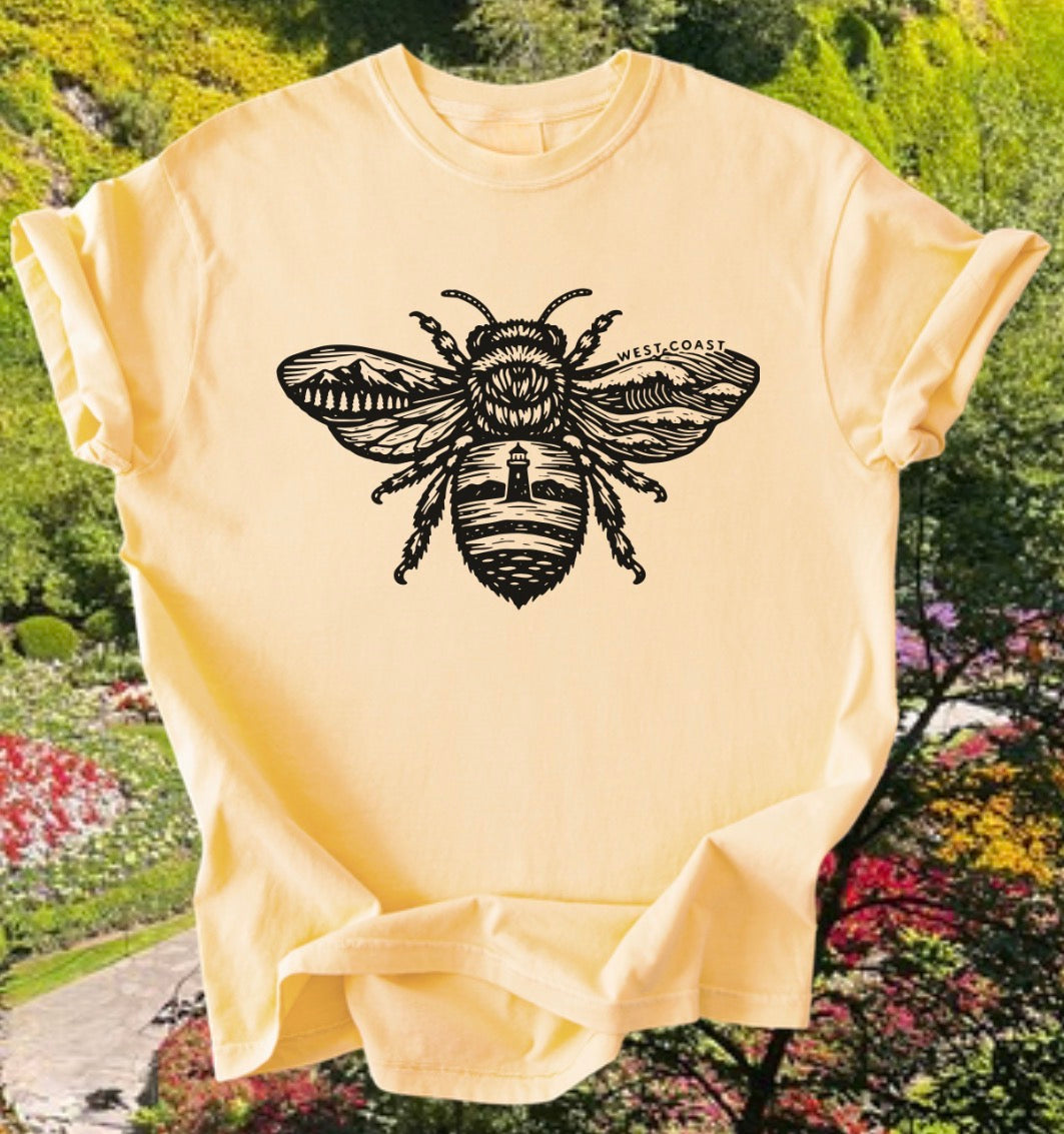 West Coast Van Isle Bee Tee | Lincoln&Grae