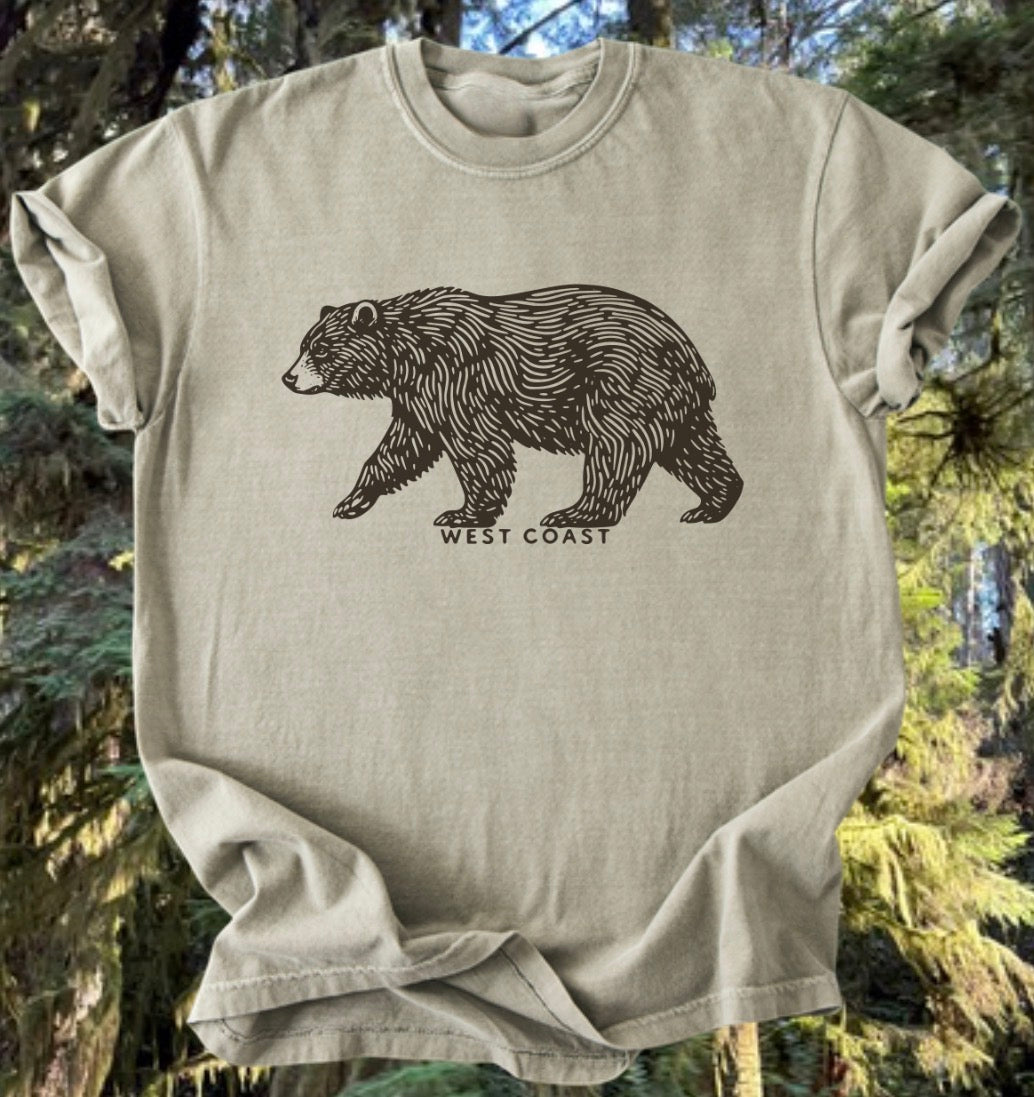 West Coast Van Isle Bear Tee | Lincoln&Grae
