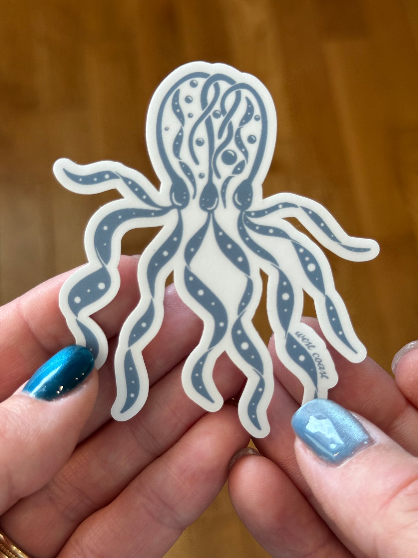 Kelp Octopus Sticker 2.61” x 3.00”