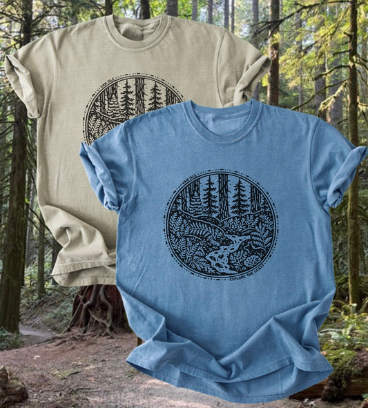 Explore Van Isle Tee 