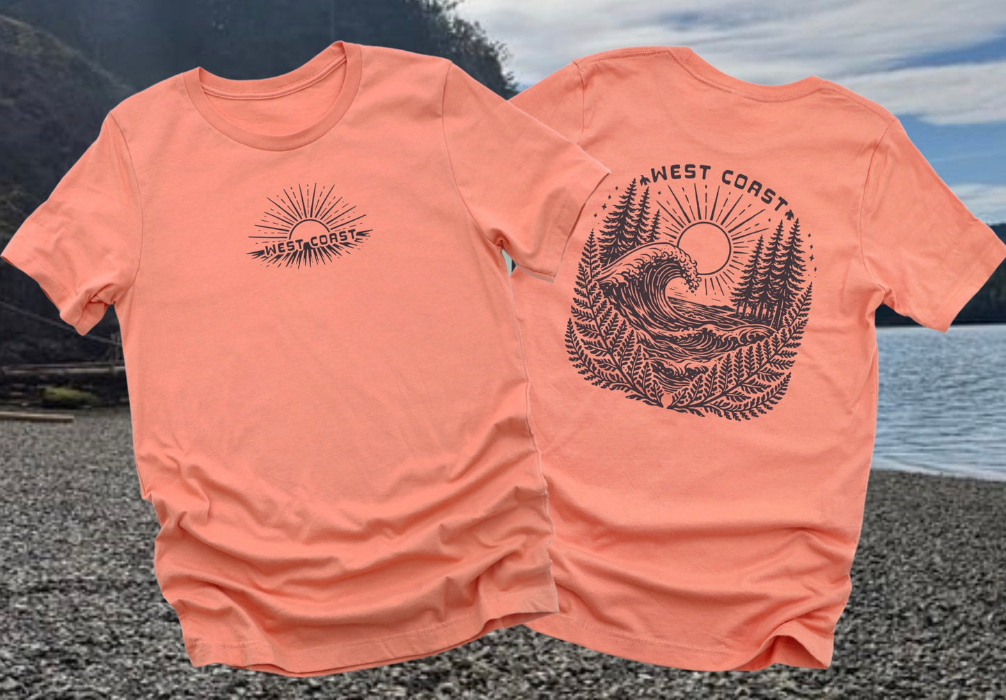West Coast Wave - Vancouver Island Tee | Lincoln&Grae