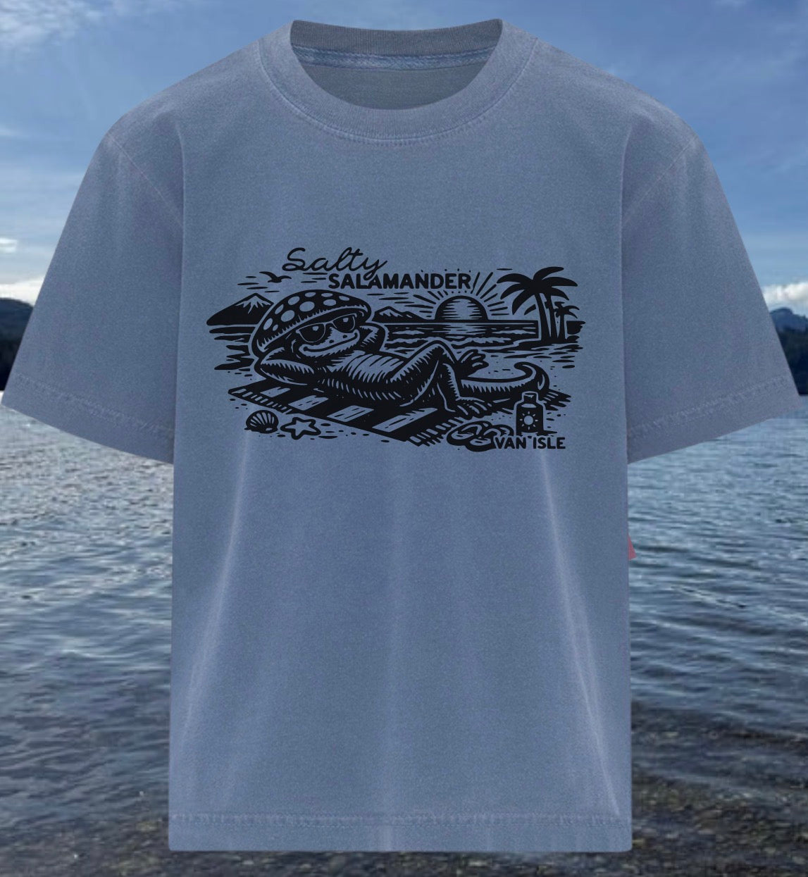 Van Isle Salty Salamander Kids/Youth Tee | Lincoln&Grae