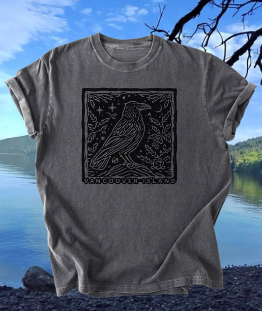 Vancouver Island CROW-ded Campsite Tee | Lincoln&Grae