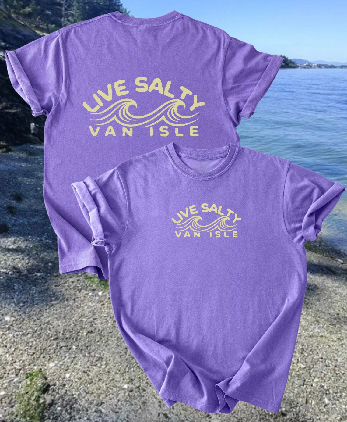 Van Isle Live Salty Tee | Lincoln&Grae