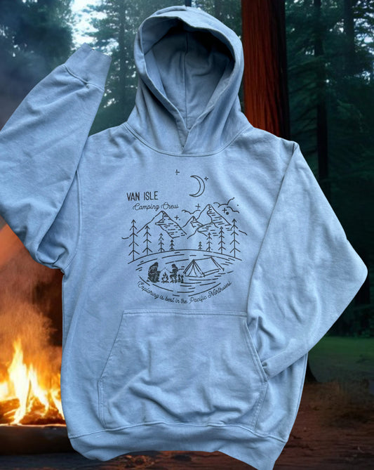 Van Isle Camping Crew Hoodie