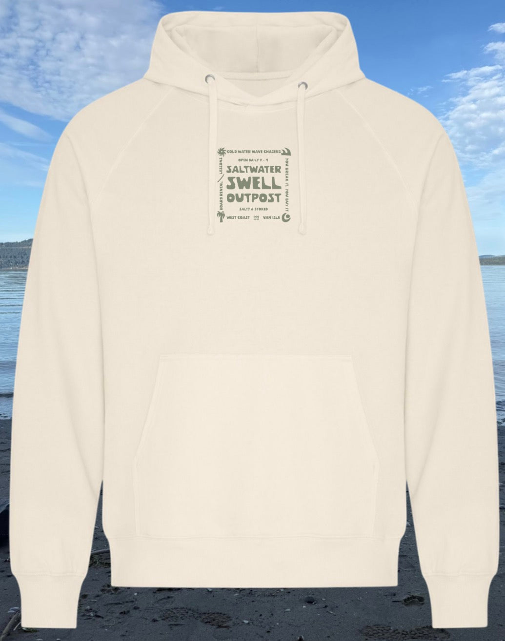 Vancouver Island Saltwater Swell Lightweight Hoodie | Lincoln&Grae