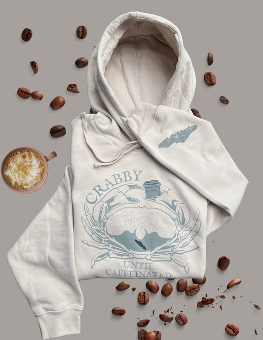 Crabby Until Caffeinated Hoodie