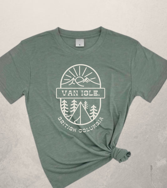 Vintage Van Isle. Premium Tri-Blend Tee