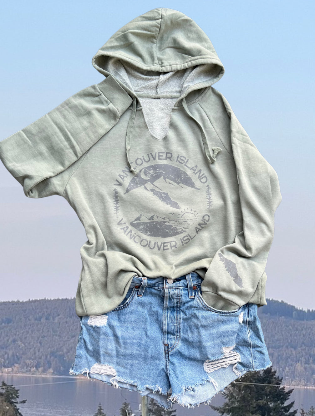 Vancouver Island Women’s V-Neck Hoodie