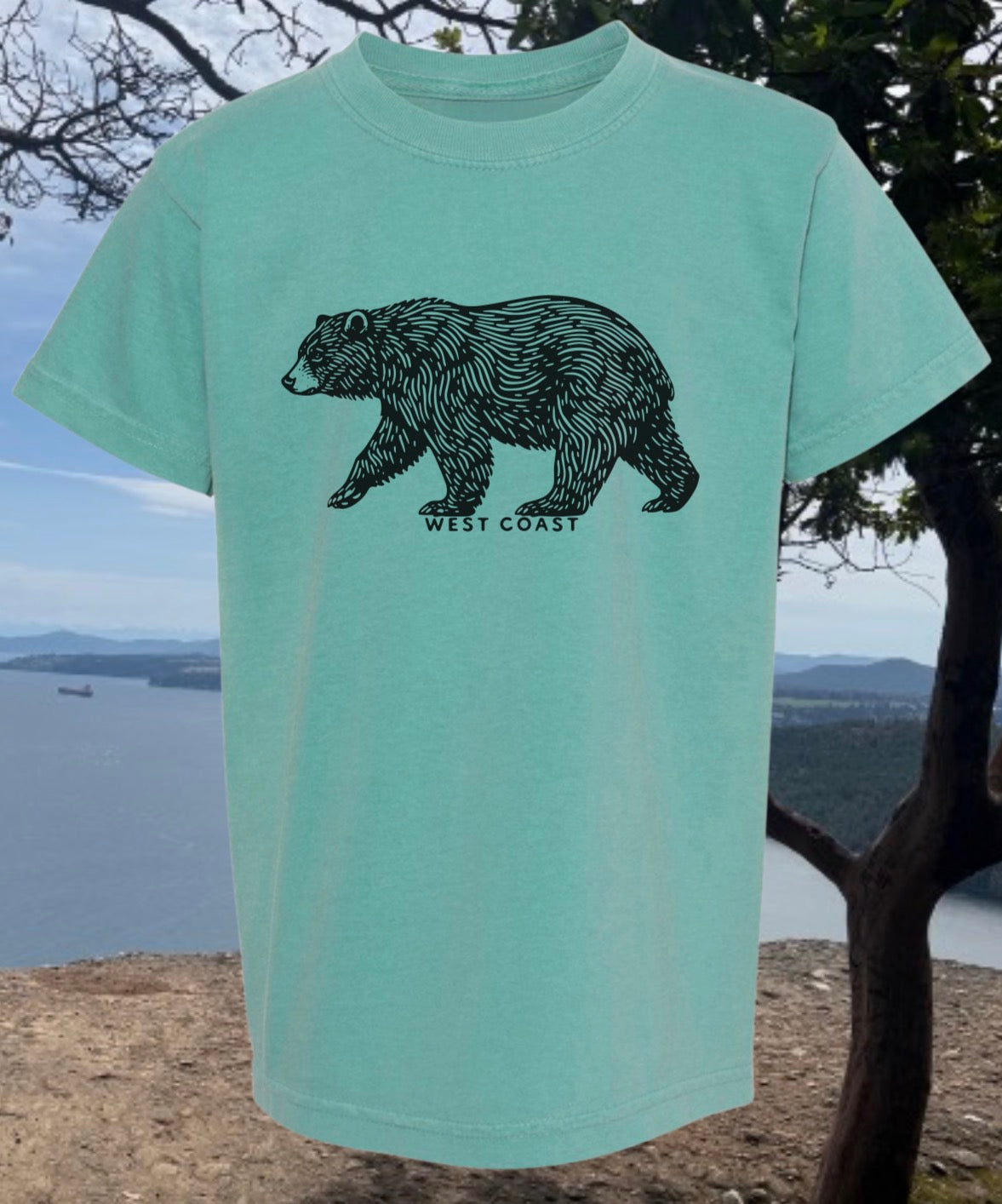 West Coast Van Isle Bear Tee | Lincoln&Grae