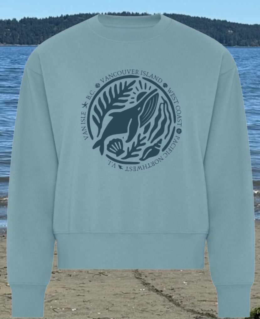 Island Humpback Ladies Crewneck