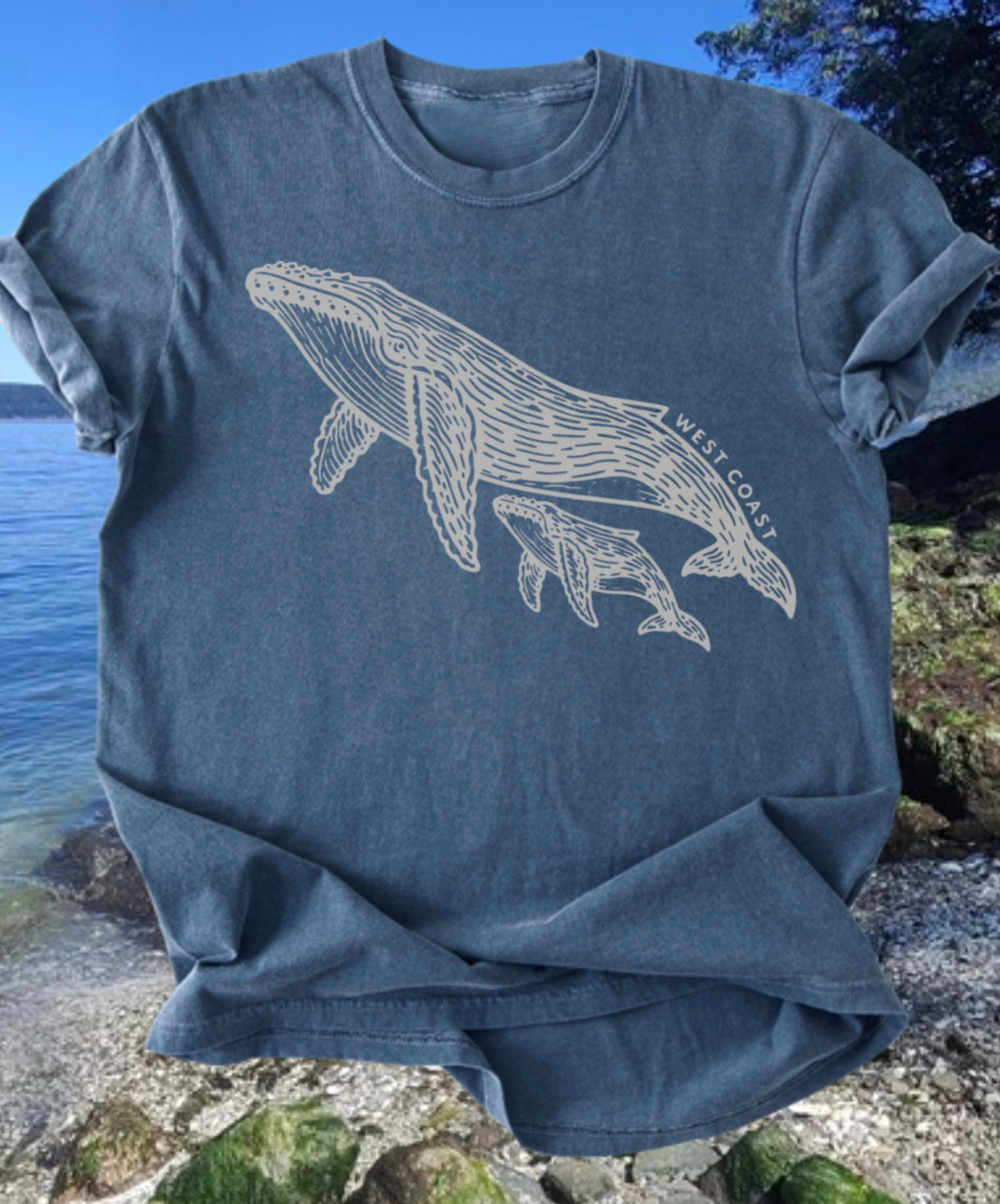 West Coast Van Isle Humpback Tee | Lincoln&Grae