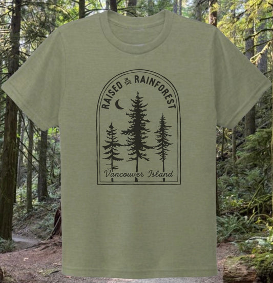 Raised in the Rainforest Youth Modal Blend Tee