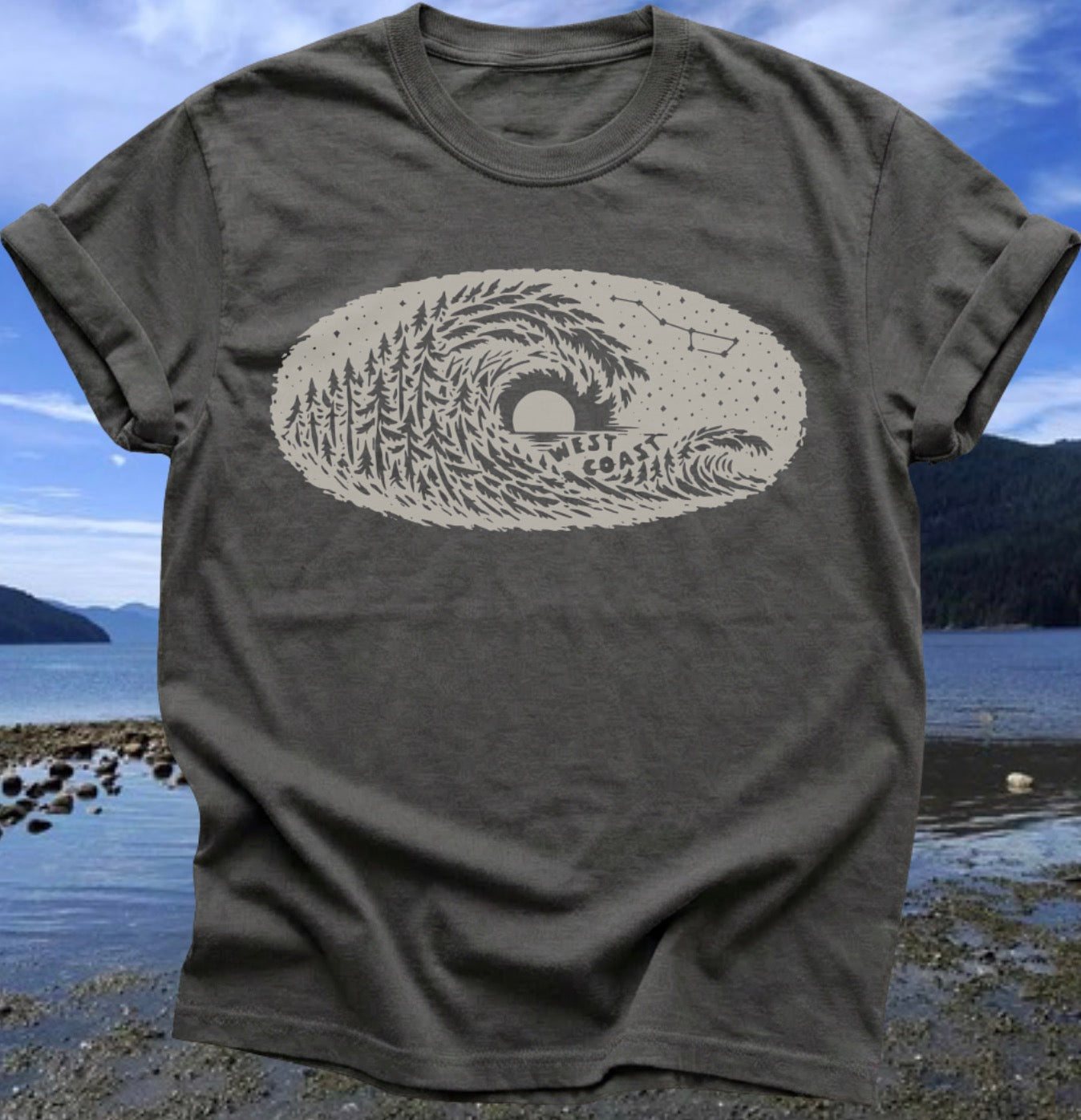 Vancouver Island Coastal Conifers Tee | Lincoln&Grae