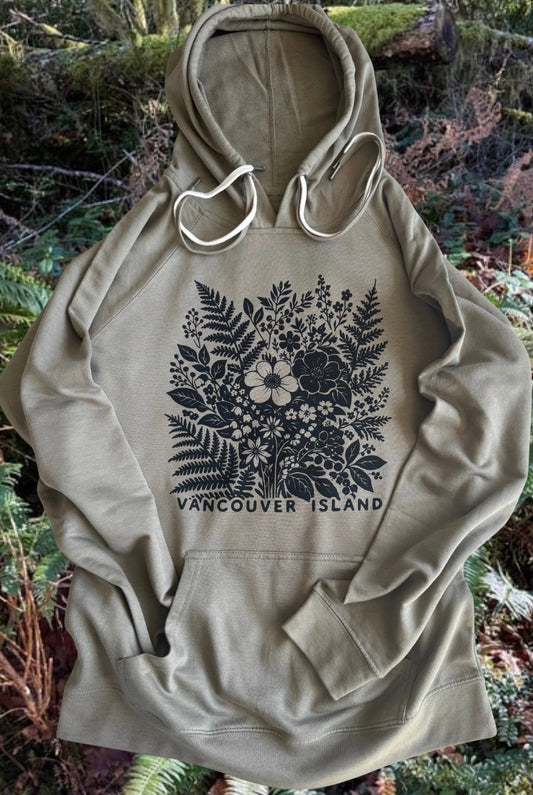 Vancouver Island Coastal Bouquet Lightweight Hoodie