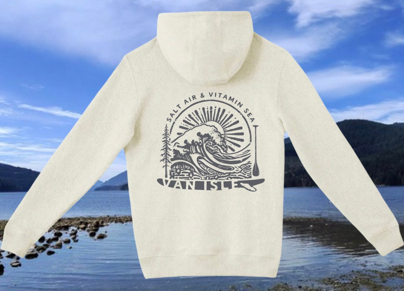 Vancouver Island Vitamin Sea Textured Hoodie | Lincoln&Grae