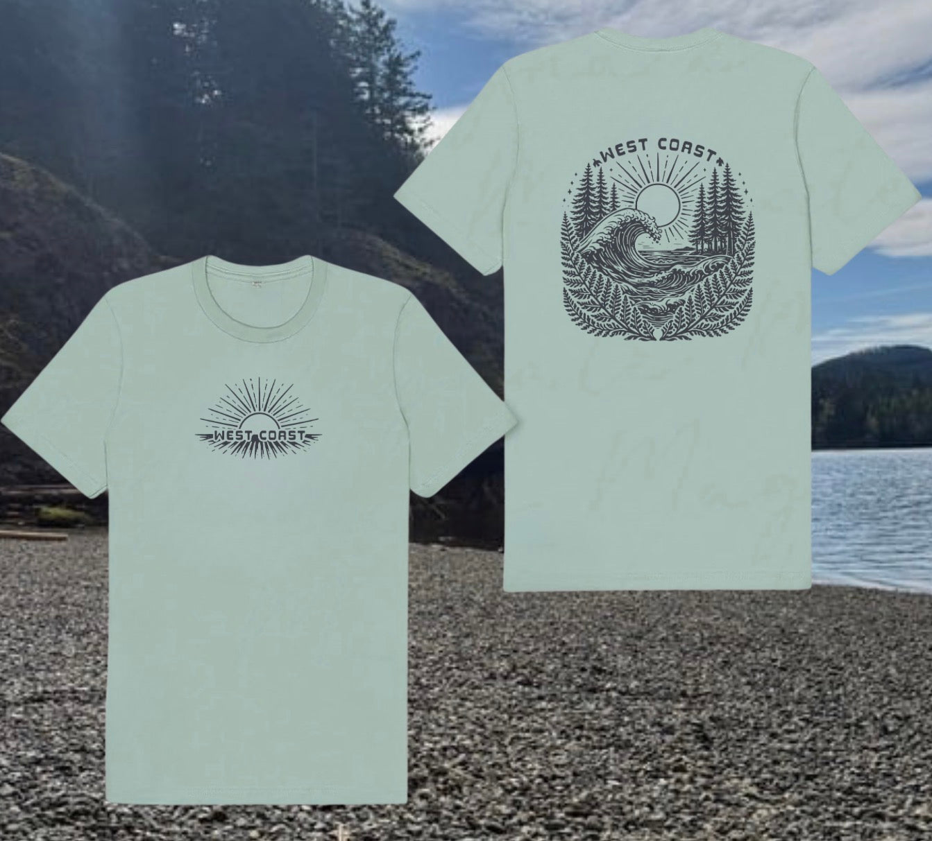 West Coast Wave - Vancouver Island Tee | Lincoln&Grae