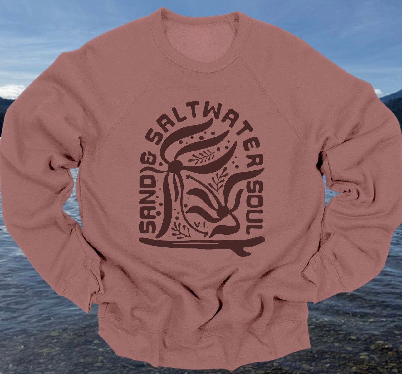 Sand & Saltwater Soul | Vancouver Island Crewneck | Lincoln&Grae