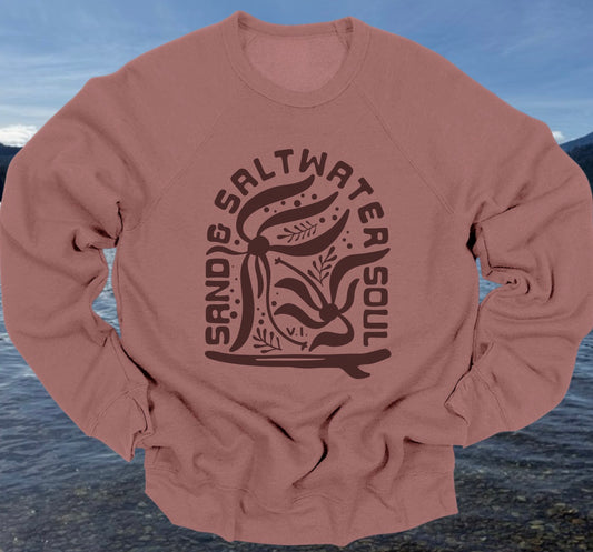 Sand & Saltwater Soul | Vancouver Island Crewneck | Lincoln&Grae