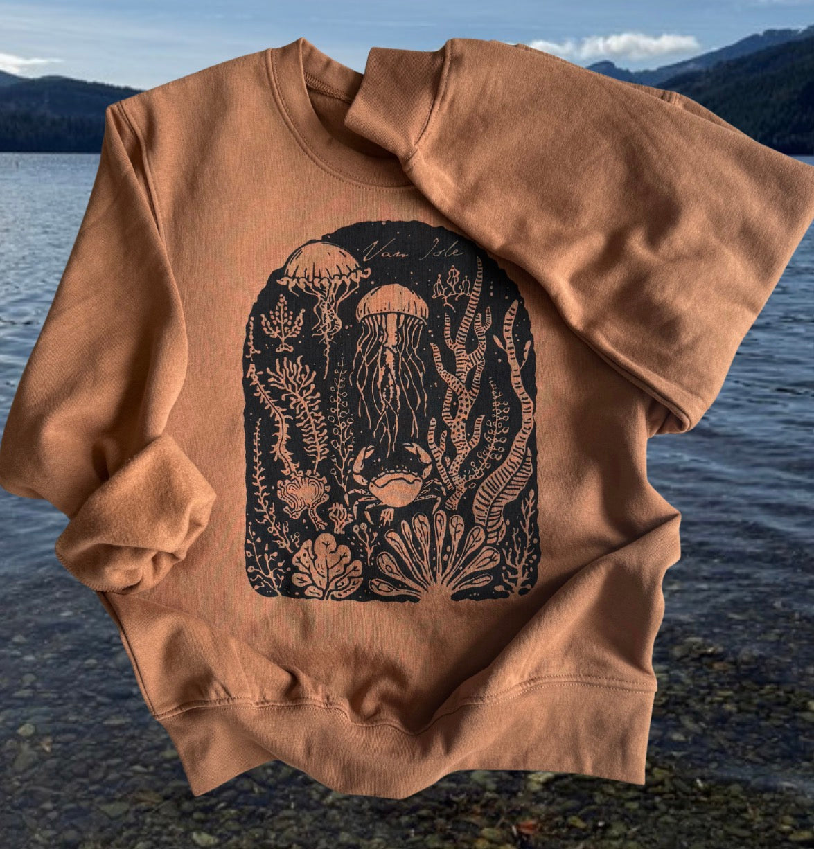 Vancouver Island Jellyfish Ethereal Kids Crewneck