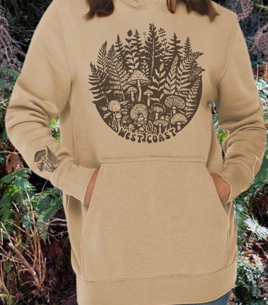 West Coast Mushroom Hoodie