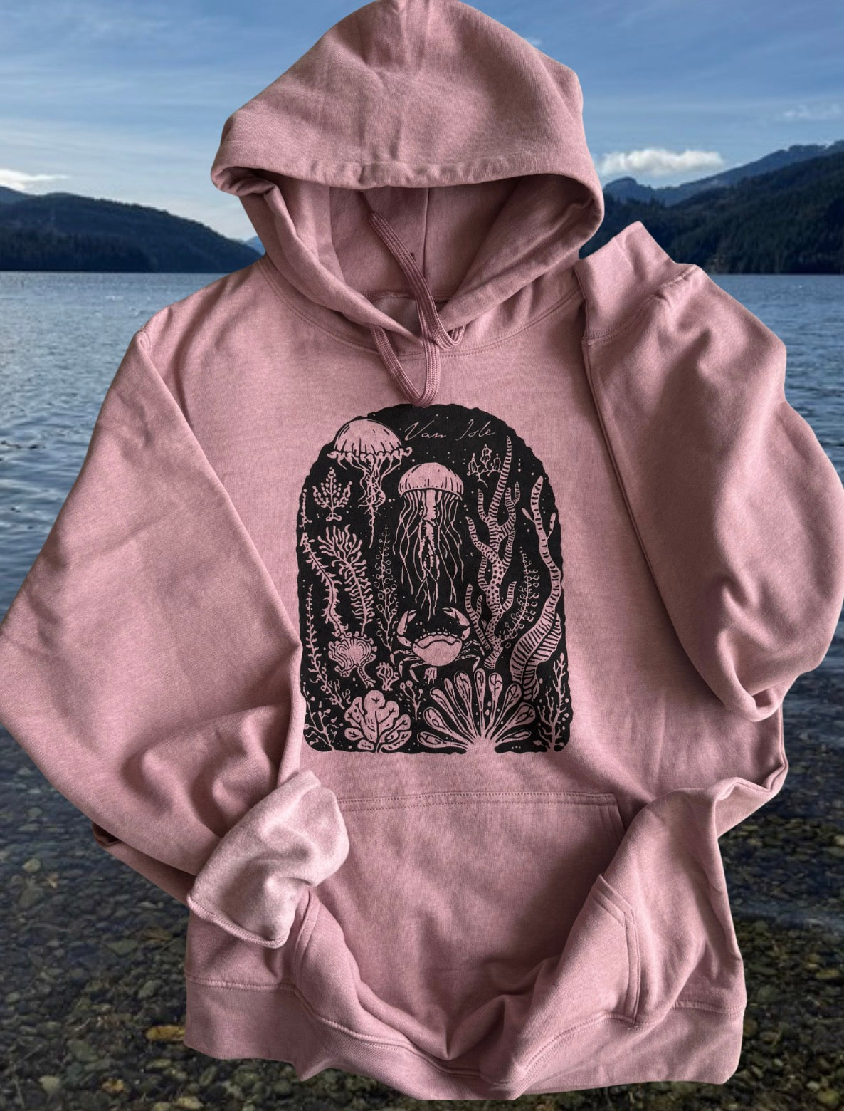 Vancouver Island Jellyfish Ethereal Hoodie Unisex