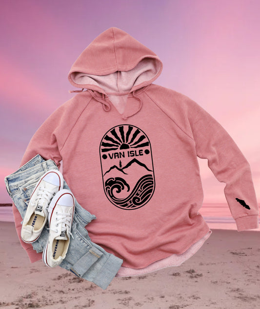 Island Elements V Neck Hoodie