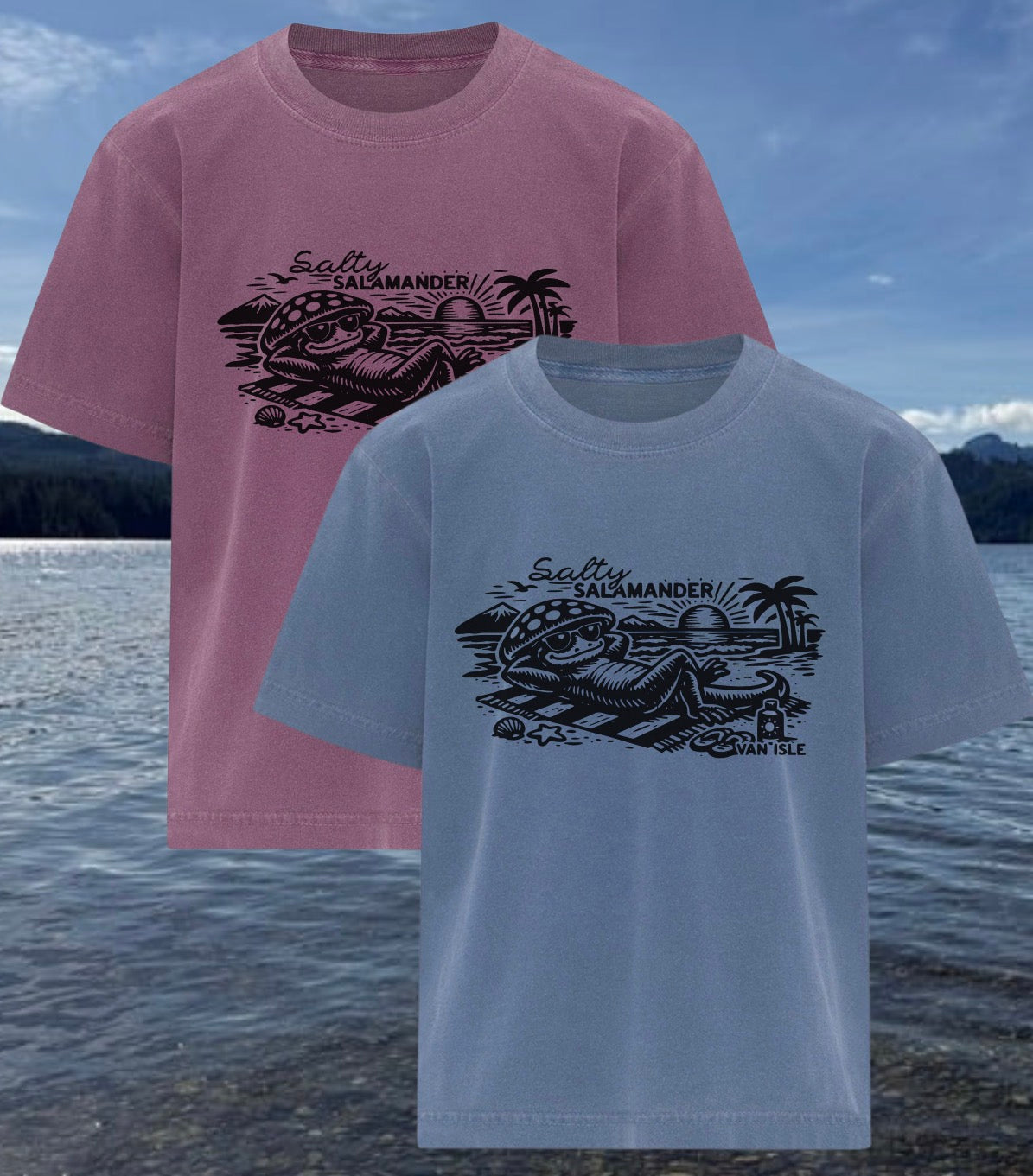 Van Isle Salty Salamander Kids/Youth Tee | Lincoln&Grae