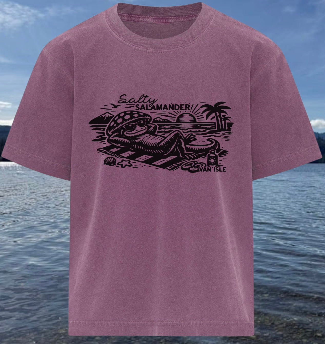 Van Isle Salty Salamander Kids/Youth Tee | Lincoln&Grae