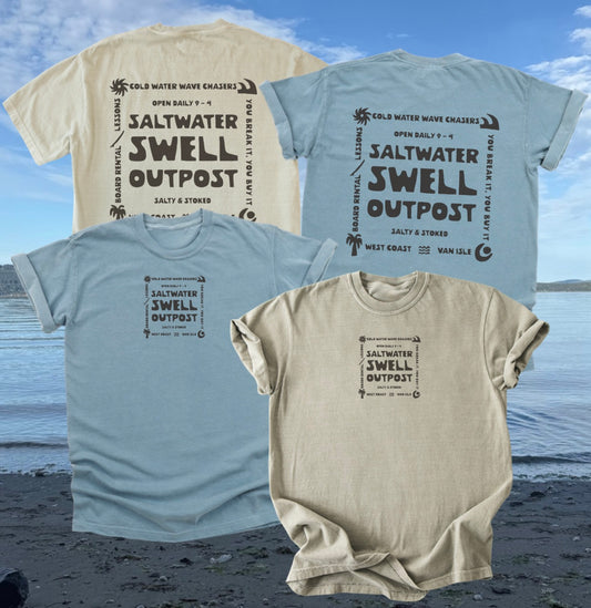 Vancouver Island Saltwater Swell Tee | Lincoln&Grae