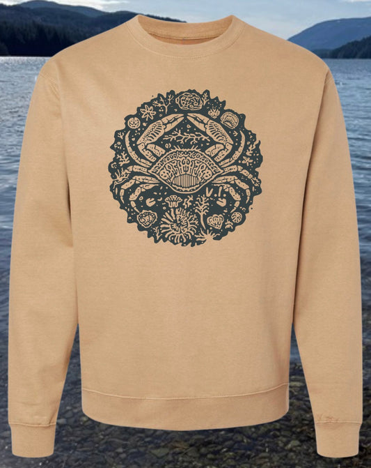 Vancouver Island Crabby Crewneck | Lincoln&Grae