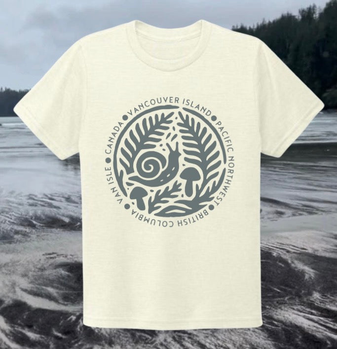 Vancouver Island Forest Floor Organic Cotton Tee | Lincoln&Grae