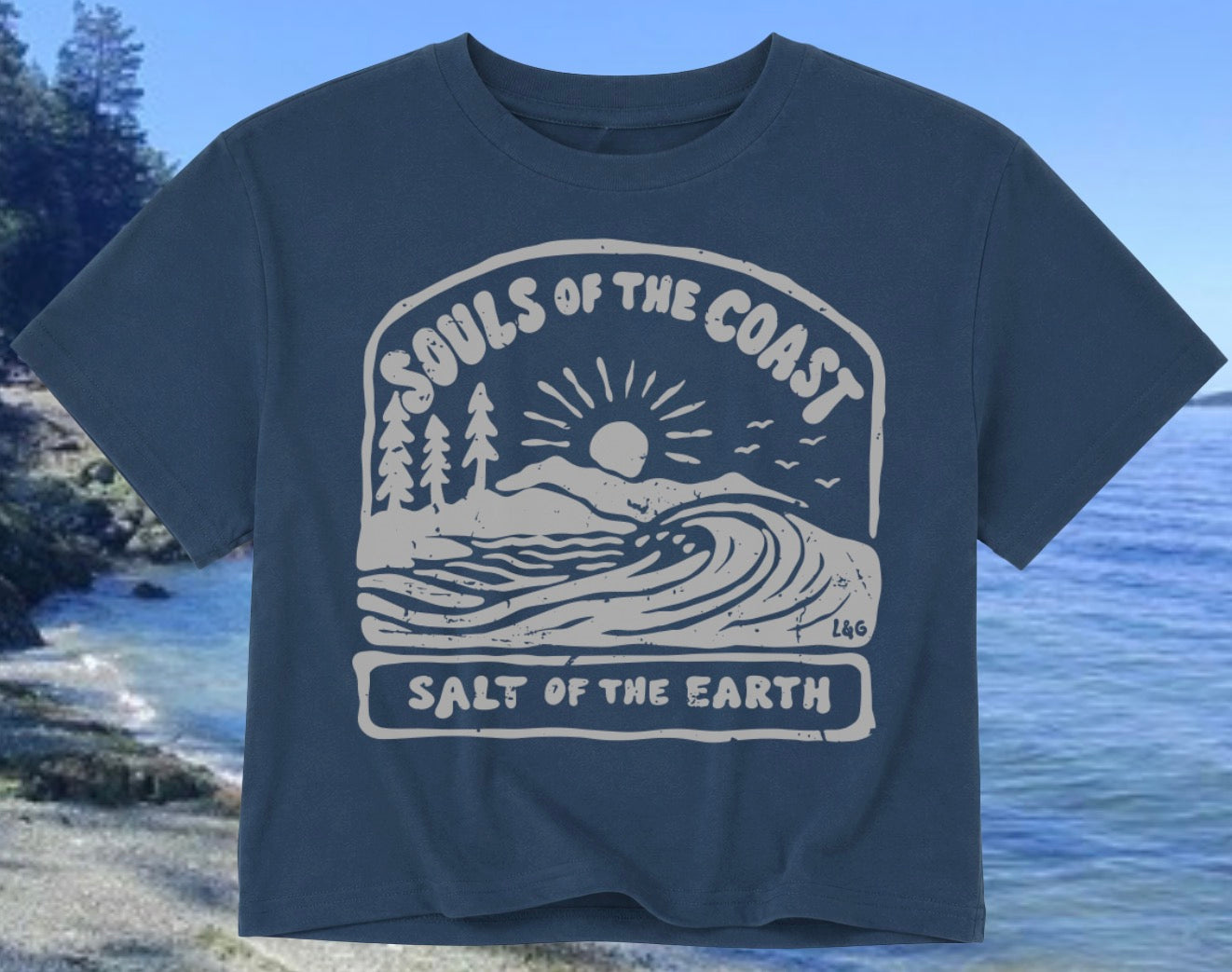 Salt of the Earth Women’s Cropped Tee | Lincoln&Grae
