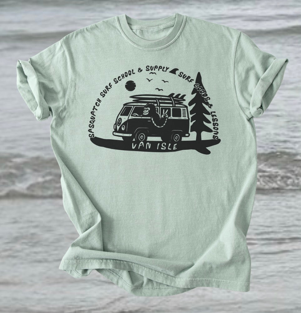 Sasquatch Surf School Tee | Lincoln&Grae