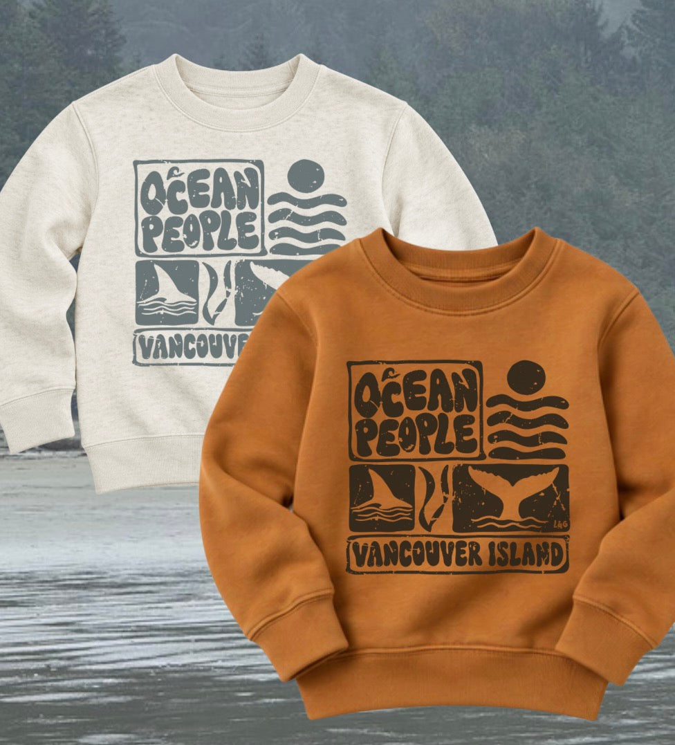Ocean People Youth Crewneck | Lincoln&Grae