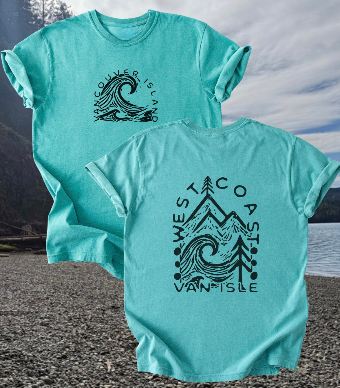 West Coast Wavy Tee | Lincoln&Grae