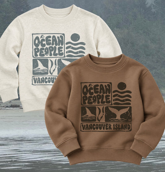 Ocean People Toddler/Kids Crewneck | Lincoln&Grae