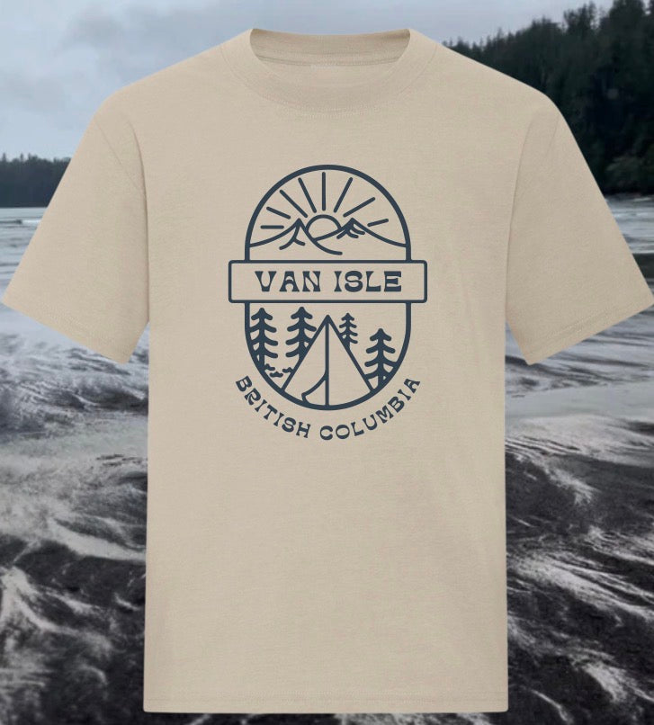 Vintage Vancouver Island Camping Tee | Lincoln&Grae