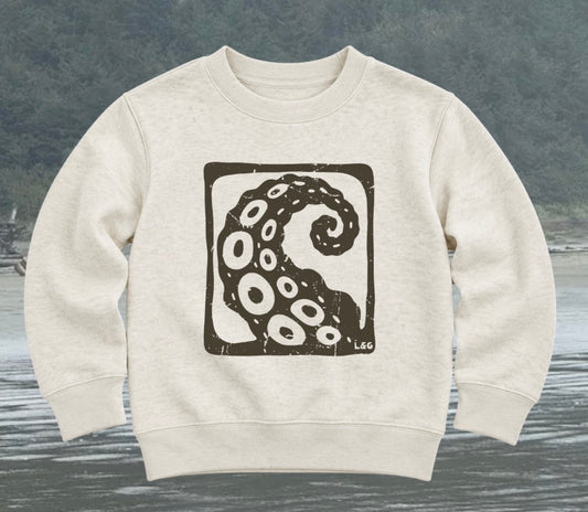Tentacle Kids/Youth Crewneck | Lincoln&Grae | Van Isle