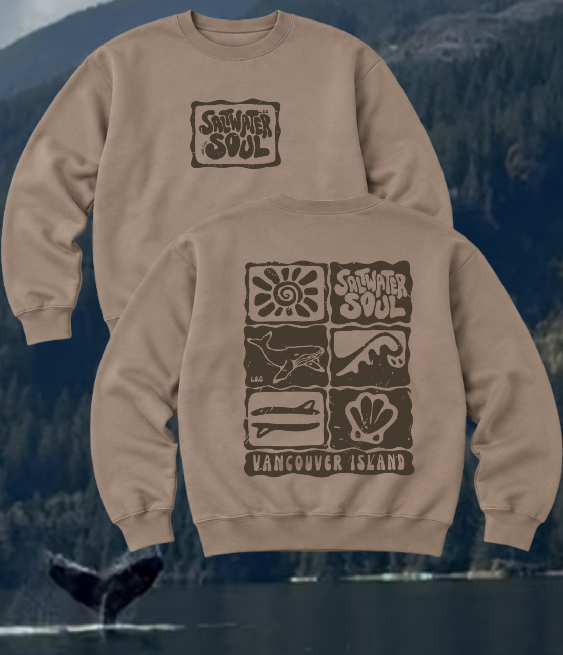 Saltwater Soul Crewneck | Lincoln&Grae
